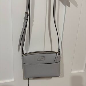 Kate Spade Light Gray Crossbody Bag - new w/out tags